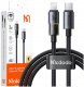 Kabel USB Mcdodo MCDODO KABEL USB-C SZYBKIE ŁADOWANIE DO IPHONE LIGHTNING 36W 1M LED CZARNY 1
