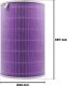 Cmd FILTR CMD DO XIAOMI SMART AIR PURIFIER 4 PRO FIOLETOWY ANTYBAKTERYJNY 6
