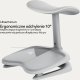 NGS Ergonomiczny podnóżek LiberNovo StepSync Footrest Space Gray 9