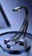 Kabel USB MicroConnect USB-C - 3x USB-A 0.55 m Niebieski (MC-USBCANG-USBA3WAY) 2
