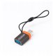 Adapter USB Somostel adapter host OTG Typ-C - USB czarny SMS-BZ21 (35541) 1