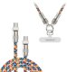 Somostel Smycz na nadgarstek + kabel Typ-C - Typ-C 60W Kolorowa SMS-BW35 (36143) 2