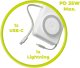 Powerbank Mobile Origin 35W PD Display PB15 MagSafe Compatible 20000 mAh Biały (MO-35WPDD-PB15) 9