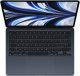 Laptop Apple Laptop 13.6 MacBook Air M2 - chip 256GB SSD Midnight MLY33LL/A 2
