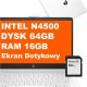 Laptop HP 14-dq3220nr / 14" / Intel N4500 / 16GB / 128GB / Windows 11 (B89MTUA) 1