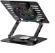 Podstawka chłodząca Wozinsky WDCX-X16-AS CoolBase RGB chłodząca z obrotem 360° pod laptopa i tablet czarna 2