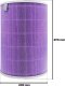 Cmd FILTR CMD DO XIAOMI MI AIR PURIFIER 2 2S 3 3H 3C PRO FIOLETOWY RFID 6