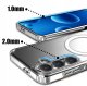 krainaGSM Etui magnetyczne przezroczyste do Samsung A37 5G do Magsafe case + szkło 4