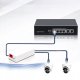 Rosfix Repeater POE POE012-S 10/100MBPS | Zasięg do 250M | 2 porty RJ45 | 57V 3