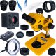 Mikroskop Rosfix SIRIUS TRINOKULAROWY 750x USB 5MP SOCZEWKA LED 56x KAMERA HQ 1