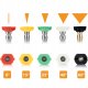Rosfix Lanca z pianownicą i 5 dyszami do myjek Karcher K2 K3 K4 K5 K6 K7 Bayonet 3
