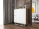Meble Lindner Komoda do salonu, loft, Nord, 113x35x127 cm, dąb wotan, biel, mat | TYLETEGOTU 6