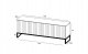 Meble Lindner Komoda RTV, szafka stojąca, glamour, GRAVO, 150x37x53 cm, czarny, mat | TYLETEGOTU 12