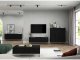 Meble Lindner Komoda RTV, szafka stojąca, glamour, GRAVO, 150x37x53 cm, czarny, mat | TYLETEGOTU 9