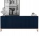 Meble Lindner Komoda RTV, szafka stojąca, glamour, GRAVO, 168x37x72 cm, granatowy, mat | TYLETEGOTU 1