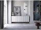 Meble Lindner Komoda RTV, szafka stojąca, glamour, GRAVO, 168x37x72 cm, biały, mat | TYLETEGOTU 3