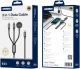 Jellico JELLICO KABEL B25 3W1 (APPLE WATCH) 3.1A 1.2M CZARNY 1