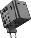 Jellico Uniwersalny adapter podróżny S9 PD 2XUSB-C + 1XUSB 3.4A max 2500W czarny 3