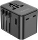 Jellico Uniwersalny adapter podróżny S9 PD 2XUSB-C + 1XUSB 3.4A max 2500W czarny 6