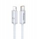 Mcdodo Kabel USB-C Lightning szybkie ładowanie USB typ C 36W 1M LED biały 11