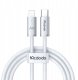 Mcdodo Kabel USB-C Lightning szybkie ładowanie USB typ C 36W 1M LED biały 13