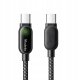 Mcdodo Kabel USB-C USB-C szybkie ładowanie USB typ C PD 100W 1M LED czarny 11