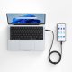 Mcdodo Kabel USB-C LIGHTNING szybkie ładowanie PD 36W 1M LED czarny 4