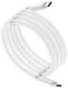 Kabel USB CP USB-C do USB-C PD 60W 3A Super Szybkie Ładowanie 1m do iPhone 15 z wbudowanym magnetycznym organizerem kabla Biały (CP-IPH15-60W) 2