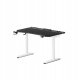 Diablo Chairs Biurko gamingowe elektryczne czarno-białe Diablo X-Forge 1200 (5907367511864) 1