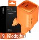 Ładowarka Mcdodo Gana Mini GaN 2x USB-C 45W Pomarańczowa (CH-1002) 1