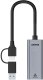 Unitek Adapter USB-A / USB-C do Gigabit Ethernet 1Gbps (Y-3465AGY01) 1
