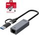 Unitek Adapter USB-A / USB-C do Gigabit Ethernet 1Gbps (Y-3465AGY01) 3