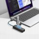 HUB USB Orico PW3UR25-U3 4-portowy 3x USB-A 3.0 1x RJ45 2.5G Ethernet 0,5 m - czarny (6941788856288) 4