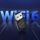 Karta sieciowa Wozinsky Adapter WAX-900 dwupasmowy USB Wi-Fi 6 z Bluetooth 5.4 - czarny (5907769387395) 5