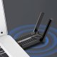 Karta sieciowa Wozinsky Adapter WAX-1800 dwupasmowy bezprzewodowy USB 3.0 WIFI 6 - czarny (5907769387388) 3