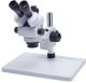 Mikroskop Techrebal Stereoskopowy OptiZoom 6558 DG6558T-B3 biały + 4 strefy KAISI 2