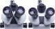 Mikroskop Techrebal Stereoskopowy OptiZoom 6558 DG6558T-B3 biały + 4 strefy KAISI 10