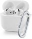 Cellularline Bounce - AirPods 4/4 ANC Soft touch silicone AirPod case with hook, Cover, White, Apple, AirPods 4, AirPods 4 ANC, silicone, Dirt resistant, Drop resistant, Scratch resistant (BOUNCEAIRPODS4W) 1