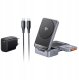 Ładowarka Mcdodo MagQ Indukcyjna 3w1 MagSafe Qi2 15W Czarna (CH-5192) 12