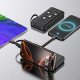 Wozinsky Powerbank W11-B 10000mAh 10W z wbudowanymi kablami i latarką - czarny (5907769388095) 2