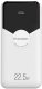 Wozinsky Powerbank WFC-15W 20000mAh 22,5W PD20W z wbudowanymi kablami Lightning i USB-C - biały (5907769388064) 2