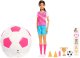 Lalka Barbie Mattel Team Roll & Reveal - Wyskakująca lalka Piłkarka (JMK20) 1
