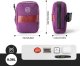 RockBros Torba rowerowa F006 podsiodłowa 0,35 l - fioletowa (5907769391477) 3