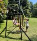 Małpiszon Siłownia ogrodowa MONKEY BAR Trapez ścianka huśtawka kokon 13