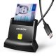 Czytnik Axagon Kart identyfikacyjnych USB-C Stand Reader, kabel 1.2m (CRE-SM4NC) 1