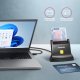 Czytnik Axagon Kart identyfikacyjnych USB-C Stand Reader, kabel 1.2m (CRE-SM4NC) 2