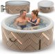 SPA ogrodowe Heckermann Dmuchane Jacuzzi 800L 180CM 4 osobowe Spa ogrodowe Basen z hydromasażem 1