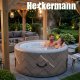 SPA ogrodowe Heckermann Dmuchane Jacuzzi 800L 180CM 4 osobowe Spa ogrodowe Basen z hydromasażem 6