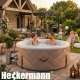 SPA ogrodowe Heckermann Dmuchane Jacuzzi 800L 180CM 4 osobowe Spa ogrodowe Basen z hydromasażem 7