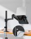 Triadyn Uchwyt Biurkowy HighSoloLift 2-in-1 na Monitor lub Laptopa 13-34" Ergonomiczny Regulowany Obrotowy TRD-BLK-Hi1L 4